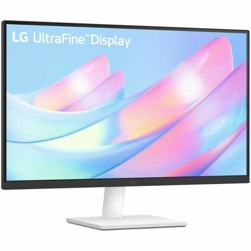 LG UltraFine 27US500-W 27" Class 4K UHD LED Monitor - 16:9 - White, Black - 27" Viewable - In-plane Switching (IPS) Techno