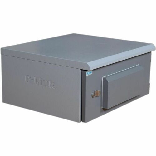D-Link Mounting Enclosure for DIN Rail, Rack, Pole, PDU - Grey - 20 kg Load Capacity - Steel, Cold Rolled Close Annealed (