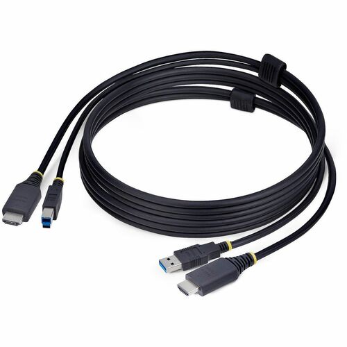 StarTech.com 6ft (1.8m) HDMI and USB 5Gbps KVM Cable, Up to 4K 60Hz, HDMI 2.0 and USB Combo Cable for KVM Switch - KVM cab