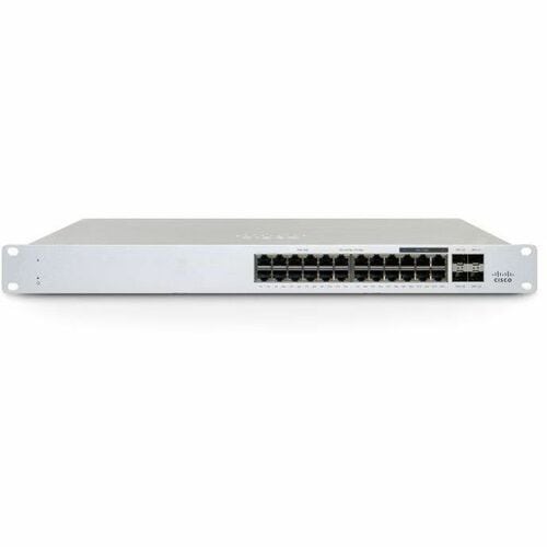 Meraki MS MS130-24P-HW 24 Ports Manageable Ethernet Switch - Gigabit Ethernet - 10/100/1000Base-T, 1000Base-X - 2 Layer Su