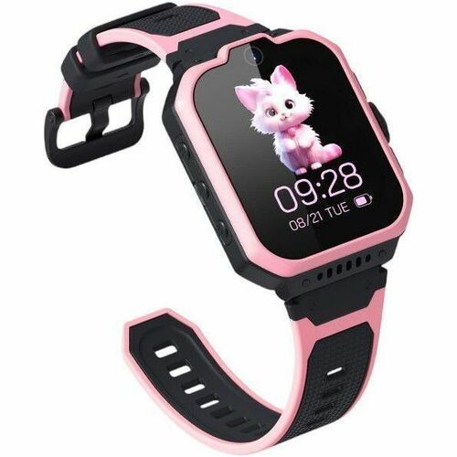 ZTE Watch K1 Pro Smartwatch - Pink Body Color - Silikon Band Material - Wireless LAN - 4G - LTE - Kamera - 4,6 cm (1,8 Zol