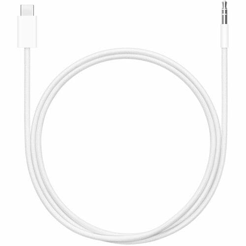 Apple 1.20 m Mini-phone/USB-C Audio Cable - Cable for Audio Device, iPhone, MAC, MacBook Pro - First End: 1 x USB Type C -