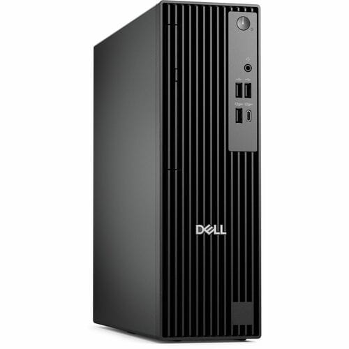Dell Pro QCS1255 Desktop Computer - AMD Ryzen 5 8500G - 16 GB - 512 GB SSD - Slim PC - Standard Black - AMD Chip - Windows