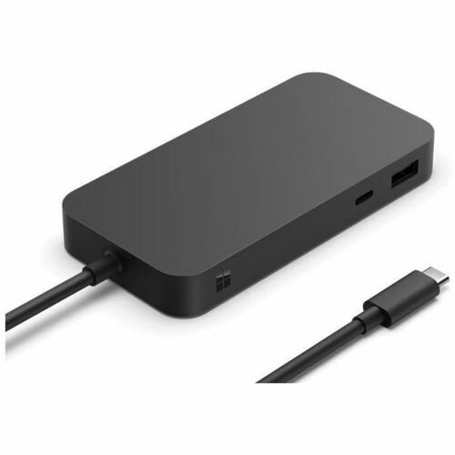 Microsoft Base de conexión para Portátil, Monitor - Capacidad de carga - 100W - Negro - De Escritorio - 2 Displays Support