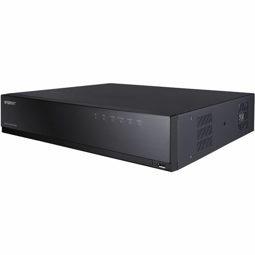 Estación de videovigilancia Wisenet Penta-Brid HRX-835A De 8 canales Cableado - Grabador de vídeo digital - HDMI - 4K Grab