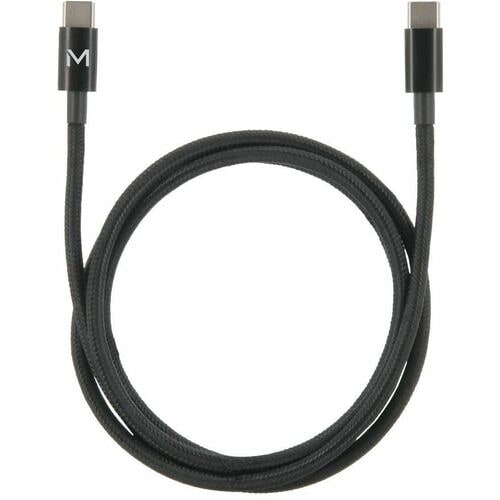 Câble pour transfert de données MOBILIS - 1 m USB-C - Cable for Smartphone, Ordinateur Portable, Tablette - 480 Mbit/s - Noir