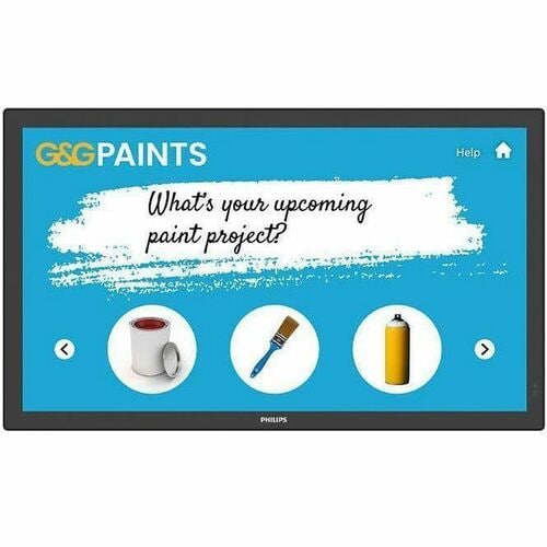 Philips 24BDL3751T 604.52 mm Digital Signage Display - 24 Hours/7 Days Operation - Advanced Super Dimension Switch ( ADS )
