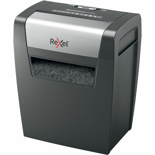 Kensington Rexel Momentum Shredder Cross X308 - Cross Cut - 8 Per Pass - for shredding Paper Clip, Staples, Paper - P-3 - 