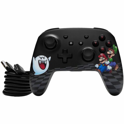Enhanced Wireless Controller for Nintendo Switch with Lumectra - Mario Peek-A-Boo