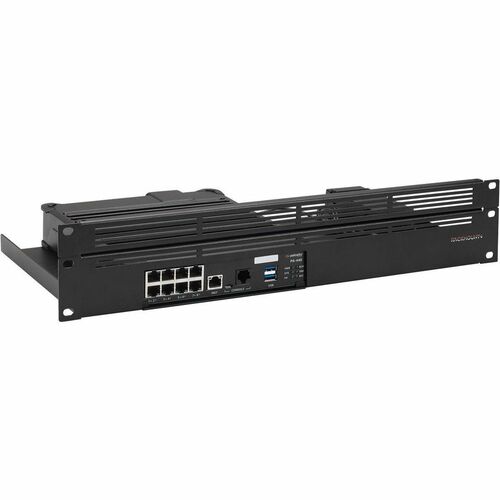 Kit de Mont Rack RACKMOUNT.IT PA-Rack RM-PA-T7 2U Montable en rack pour Firewall, Équipement de Réseau Rail Depth - Noir