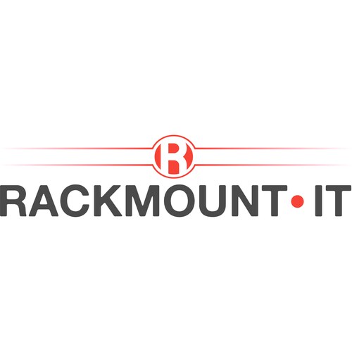 Kit de Mont Rack RACKMOUNT.IT 2U Montable en rack pour Concentrateur Rail Depth - Blanc de Signalisation