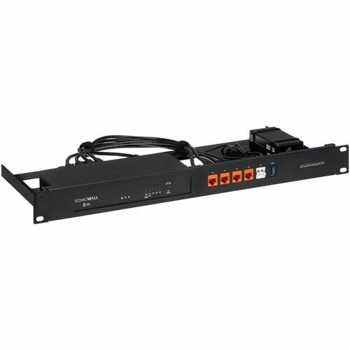 Boîtier Montable en Rack RACKMOUNT.IT 1U Montable en rack pour Firewall Rail Depth - Jet Noir