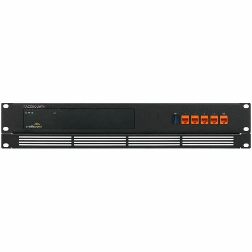 Kit de Mont Rack RACKMOUNT.IT CR-Rack 1.3U Montable en rack pour Routeur, Système d'alimentation Rail Depth - Jet Noir