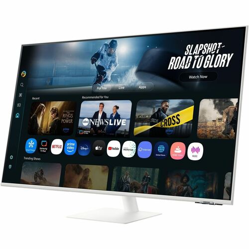 Moniteur LED intelligent Samsung S43FM703UU 43"" Classe 4K UHD - 16:9 - Blanc - 109,2 cm (43"") Viewable - LED Rétroéclair