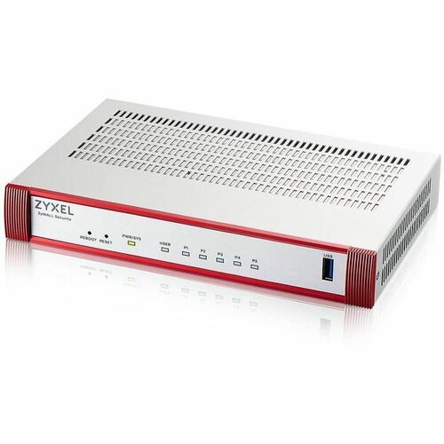 ZYXEL USG FLEX 50H Network Security/Firewall Appliance - Intrusion Prevention - 5 Port - 1000Base-T - Gigabit Ethernet - 1