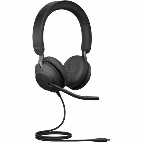 Jabra Evolve2 40 SE Wired On-ear Stereo Headset - Microsoft Teams Certification - Binaural - USB Type A, USB Type C
