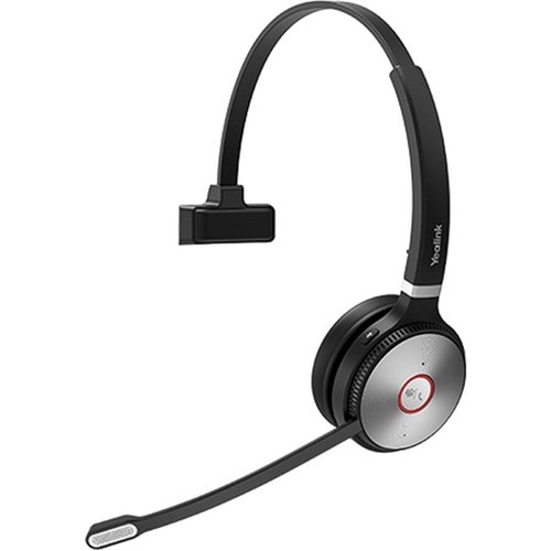 Yealink WH62 Wireless Over-the-head Mono Headset - Monaural - 16000 cm - DECT - 32 Ohm - 20 Hz to 10 kHz - Micro USB