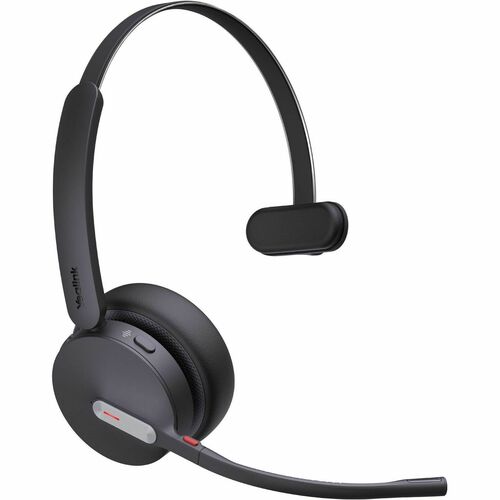 Yealink BH70 Wireless Over-the-head Mono Headset - Black - Microsoft Teams Certification - Monaural - 5000 cm - Bluetooth 