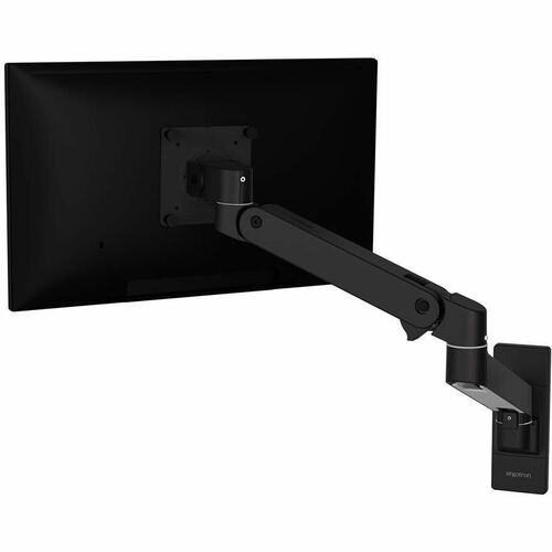 LX Pro Wall Monitor Arm, Single Monitor Mount - Black