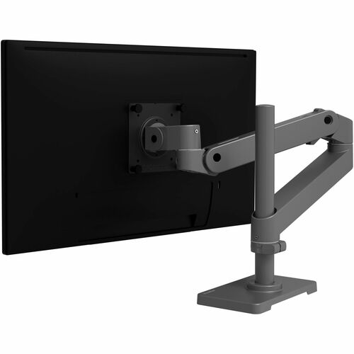 LX Pro Desk Monitor Arm, Tall Pole, Single Monitor Mount - Dark Grey