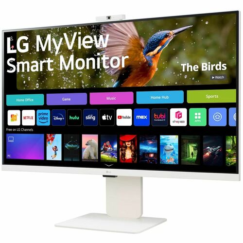 LG MyView 32SR85U-W 32" Class Webcam 4K UHD Smart LED Monitor - 16:9 - White - 80 cm (31.5") Viewable - In-plane Switching