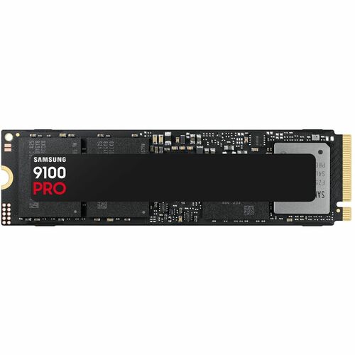 Samsung 9100 PRO 1 TB Solid State Drive - M.2 2280 Internal - PCI Express NVMe (PCI Express NVMe 5.0 x4) - Black - Desktop