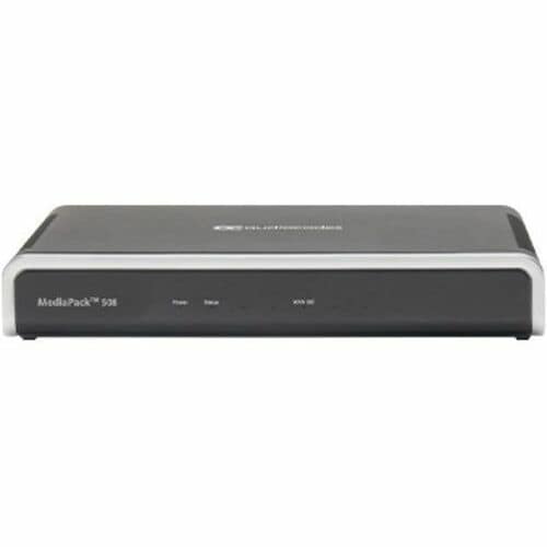 AudioCodes MediaPack MP-524 VoIP-Gateway - 3 x RJ-45 - 24 x FXS - Fast Ethernet, Ethernet, Gigabit-Ethernet - 1U Hoch - Ra