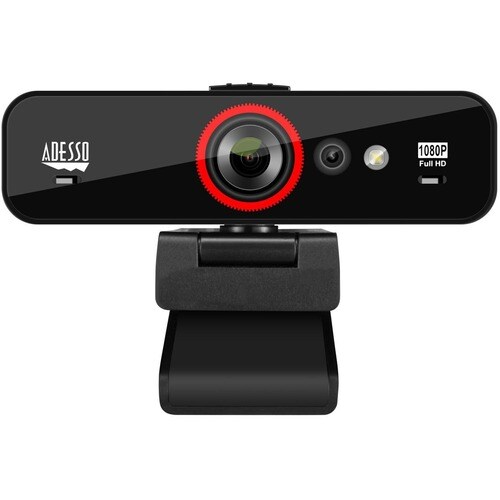 Adesso CyberTrack F1 Webcam - 2.1 Megapixel - 30 fps - USB 2.0 - 1 Each - 1920 x 1080 Video - CMOS Sensor - Fixed Focus - 