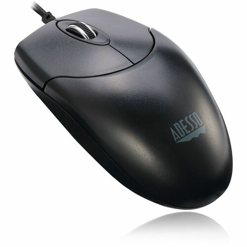 Adesso iMouse M6-TAA Full-size Mouse - USB Type C - Optical - 3 Button(s) - Black - TAA Compliant - Cable - 1000 dpi - Scr