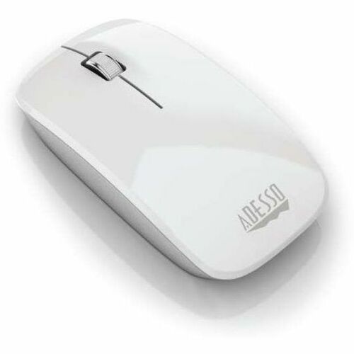 Adesso iMouse M300W Mouse - Bluetooth - USB - Optical - 3 Button(s) - Glossy White - Wireless - 9.14 m - 1000 dpi - Scroll