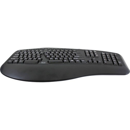 Adesso TruForm AKB-150UB Keyboard - Full-size - Cable Connectivity - USB Interface - English (US) - Membrane Keyswitch - 1