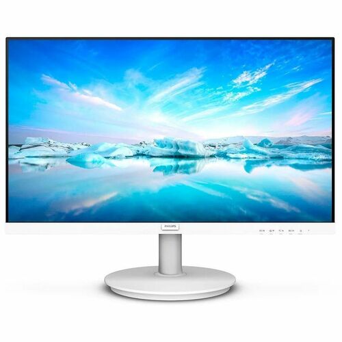 Philips V-line 241V8AW 24" Class Full HD LED Monitor - 16:9 - Textured White - 60.5 cm (23.8") Viewable - In-plane Switchi