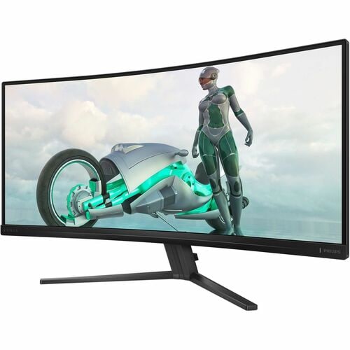 Evnia 34M2C3500L 34" Class WQHD Curved Screen Gaming LED Monitor - 21:9 - Textured Charcoal - 86.4 cm (34") Viewable - Fas