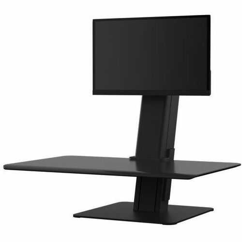 QuickStand Eco 2.0 Single Monitor (2ª Generación) - Soporte ajustable para un monitor, diseño negro. Optimiza la ergonomía