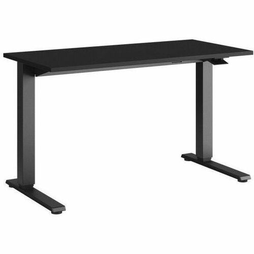 Mesa ajustable en altura Float 24”x48” en color negro, con ajustador de contrapeso removible para un ajuste sin esfuerzo. 