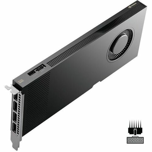 PNY NVIDIA RTX PRO 4000 Graphic Card - 24 GB GDDR7 - Full-height - 7680 x 4320 - 192 bit Bus Width - PCI Express 5.0 x16 -