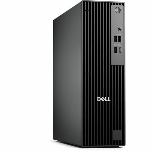 Dell Pro QCS1250 Desktop Computer - Intel Core Ultra 5 235 - vPro Technology - 16 GB - 256 GB SSD - Slim PC - Standard Bla
