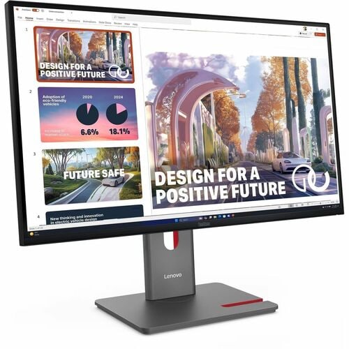 Lenovo ThinkVision P27QD-40 27" Class WQHD LED Monitor - 16:9 - Raven Black - 68.6 cm (27") Viewable - In-plane Switching 
