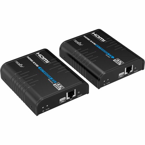 Rocstor TrueReach Video Extender Transmitter/Receiver - 656.17 ft Range - 2 x Network (RJ-45) - 5 x USB - 1 x HDMI In - 1 