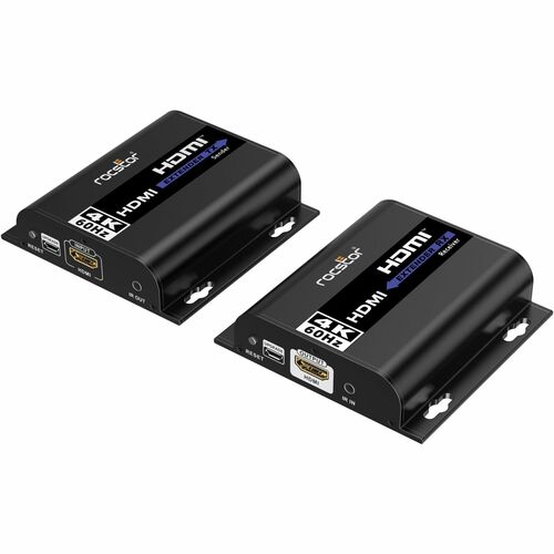 Rocstor TrueReach Video Extender Transmitter/Receiver - 656.17 ft Range - 2 x Network (RJ-45) - 1 x HDMI In - 1 - 1 - 1 - 