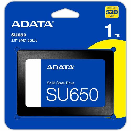 Unidad de estado sólido Adata Ultimate SU650 ASU650SS-1TT-R - 2.5" Interno - 1TB - SATA (SATA/600) - Computadora de escrit