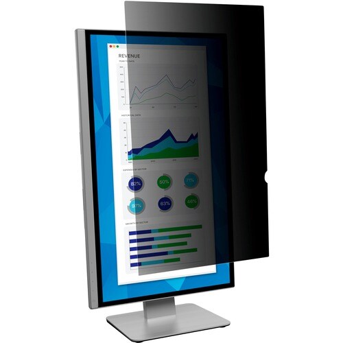 3M Anti-glare Privacy Screen Filter - Black, Matte - For 54.6 cm (21.5") Widescreen LCD Monitor - 16:9 - Blue Light Reduct