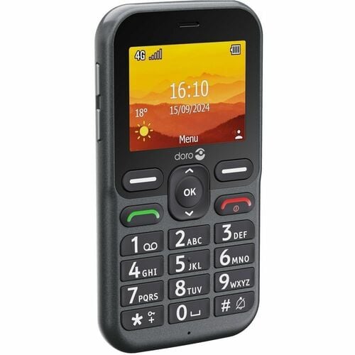Doro Leva L10 DFC-0510 128 MB Feature Phone - 6.1 cm (2.4") TFT 240 x 320 - Cortex A7Single-core (1 Core) 1 GHz - 64 MB RA