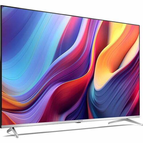 Sharp 50GP6265E 50 Zoll (127 cm) Smart LED-LCD TV 2024 - 4K UHDTV - Hoher Dynamikbereich (High Dynamic Range, HDR) - Silbe
