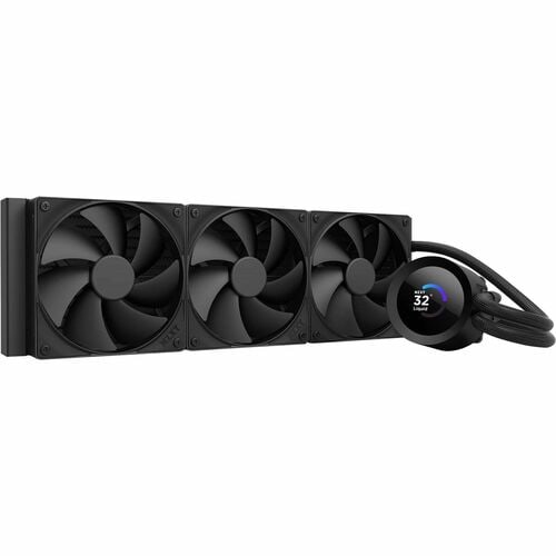 NZXT Kraken Plus 360 RL-KN360-B2 Cooling Fan/Radiator/Pump - Processor - 120 mm Maximum Fan Diameter - 3 x Fan(s) - 124.83