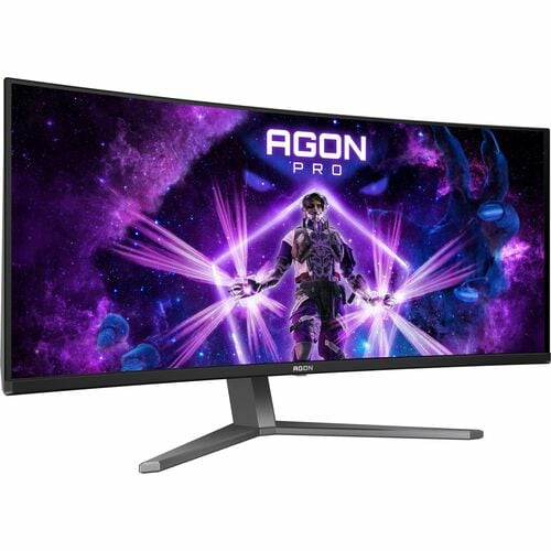 AOC AGON PRO AG346UCD 34" Class WQHD Ecrã curvo Monitor OLED para jogos - 86,4 cm (34") Viewable - OLED - 3440 x 1440