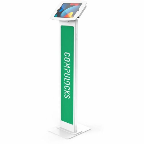 Compulocks Space BrandMe Suporte para tablet PC - Até 25,9 cm (10,2") Suporte de ecrã - Piso - Alumínio - Branco