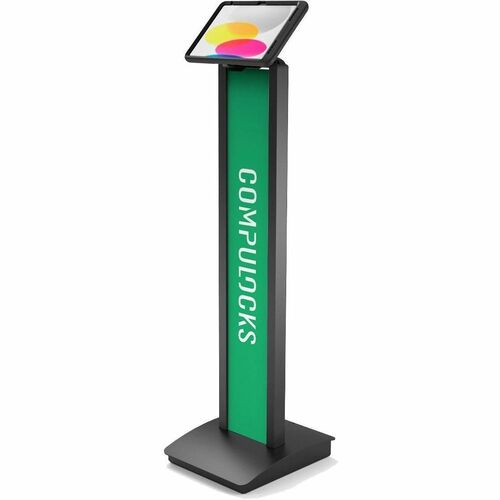 Compulocks PowerMove Suporte para tablet PC - Até 27,7 cm (10,9") Suporte de ecrã - Piso, Freestanding - Alumínio - Preto