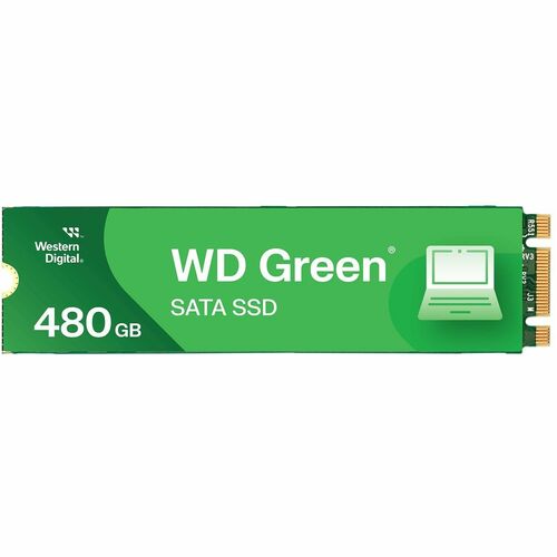 WD WDS480G3G0B-00BJF0 480 GB Unidade de estado sólido - M.2 2280 Interno - SATA (SATA/600) - Notebook, PC Secretária Devic