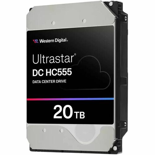 WD Ultrastar DC HC555 WUH722020CL5201 20 TB Hard Drive - 3.5" Internal - SAS - Energy-assisted Perpendicular Magnetic Reco